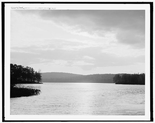 Sunset, Lake Waban, Wellesley College, Mass.