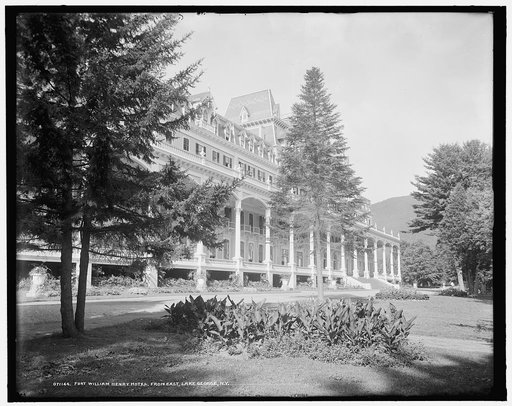Fort William Henry Hotel, from east, Lake George, N.Y.