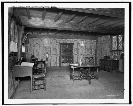 Family living room, Paul Revere House, Boston, Mass.