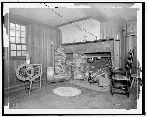 The Kitchen, Paul Revere House, Boston, Mass.