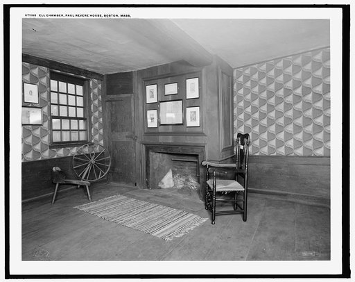Ell chamber, Paul Revere House, Boston, Mass.