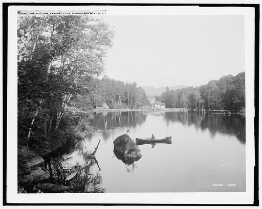 The Mill dam, Saranac Club, Adirondack Mts., N.Y.