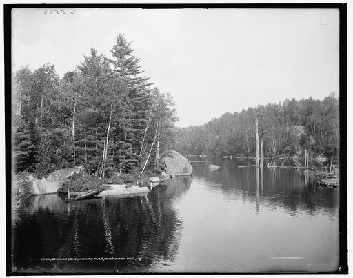 Boulder bend, Saranac River, Adirondack Mts., N.Y.