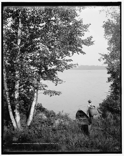 An Adirondack carry, Adirondack Mts., N.Y.