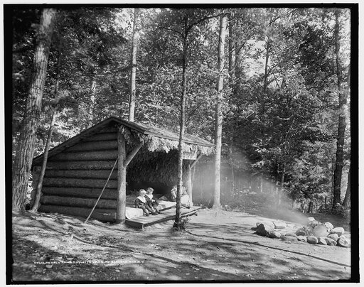 An Open camp, Raquette Lake, Adirondack Mts., N.Y.
