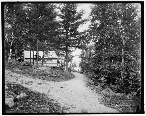 An Adirondack house tent, N.Y.