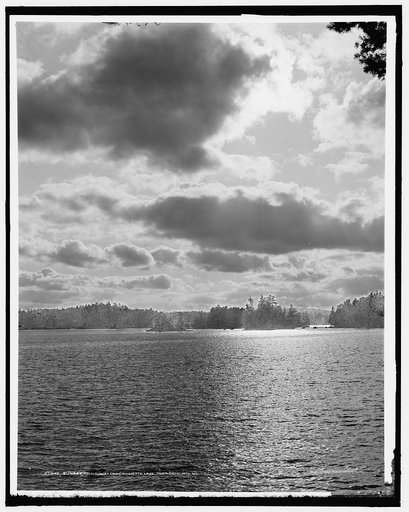 Sunset from Sunset Camp, Raquette Lake, Adirondack Mts., N.Y.