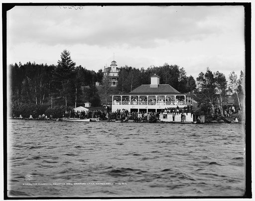 The Algonquin, regatta day, Saranac Lake, Adirondack Mts., N.Y.