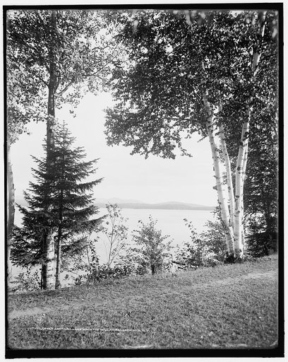 Upper Saranac Lake, from the Inn, Adirondack Mts., N.Y.