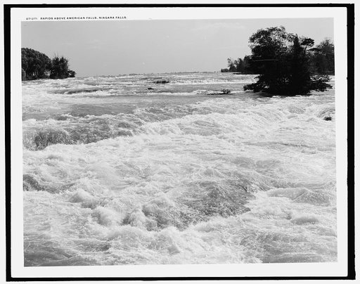 Rapids above American Falls, Niagara Falls