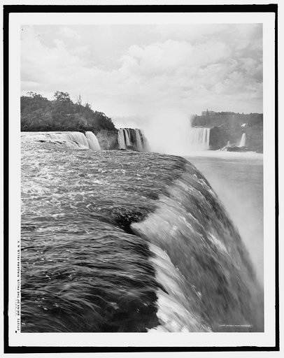 Brink of the falls, Niagara Falls, N.Y.