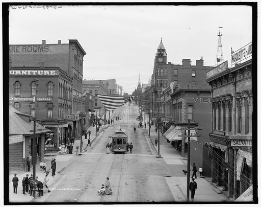 Front Street, Marquette, Mich.