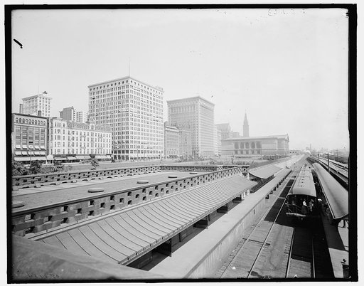 North, along Michigan Avenue, Chicago, Ill.