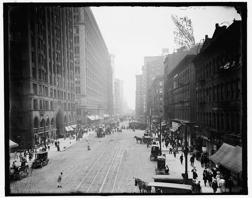 State Street, south from Randolph, Chicago, Ill.
