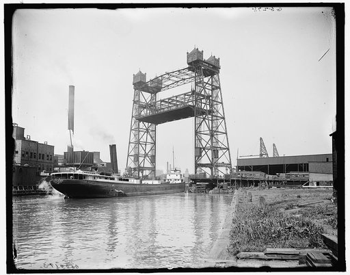 Halstead Street lift bridge, Chicago, Ill.