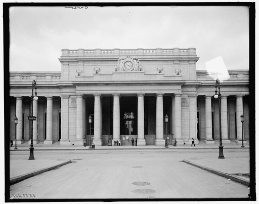 Thirty-second Street entrance, Pennsylvania Station, New York, N.Y.