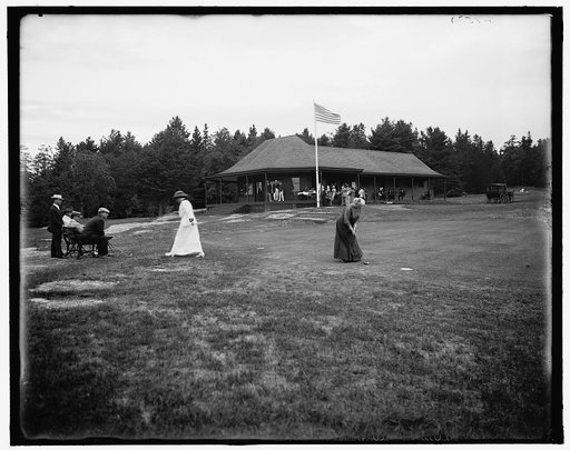 On the links, Hotel Champlain, Bluff Point, N.Y.