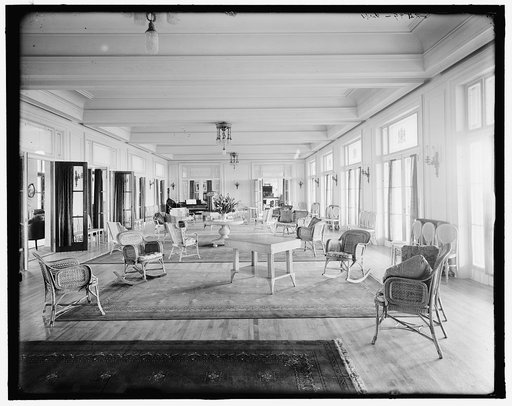 Hotel Champlain, ladies' parlor, Bluff Point, N.Y.