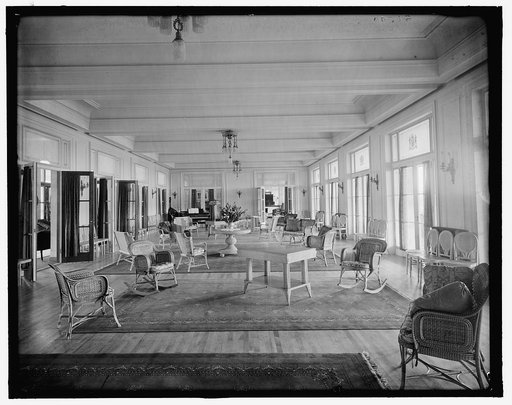 Hotel Champlain, ladies' parlor, Bluff Point, N.Y.