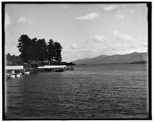 Down the lake from the village, Lake George, N.Y.
