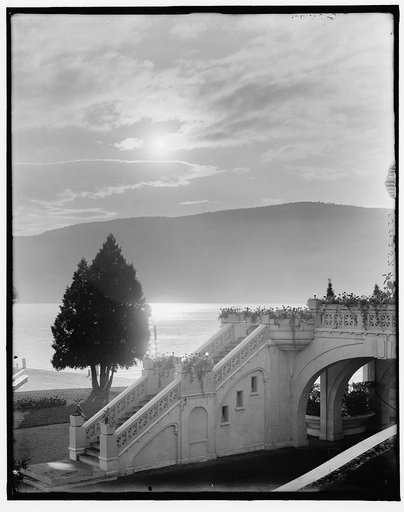 Moonlight on Lake George, Fort William Henry Hotel, Lake George, N.Y.