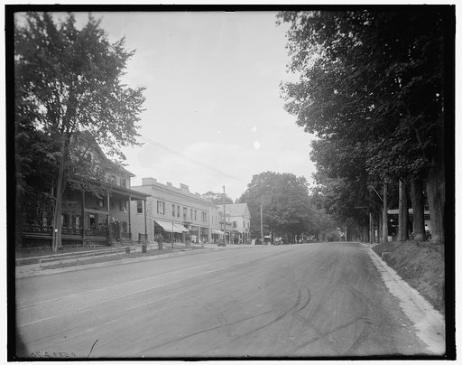 The Village street, Lake George, N.Y.