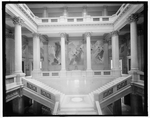 John W. Alexander's decorations, Carnegie Library, Pittsburgh, Pa.