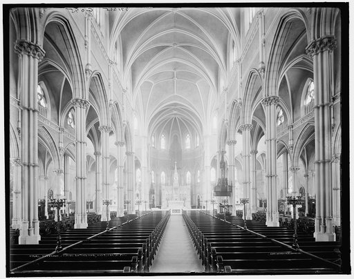 Interior, St. Paul [i.e. Paul's] Cathedral, Pittsburgh, Pa.