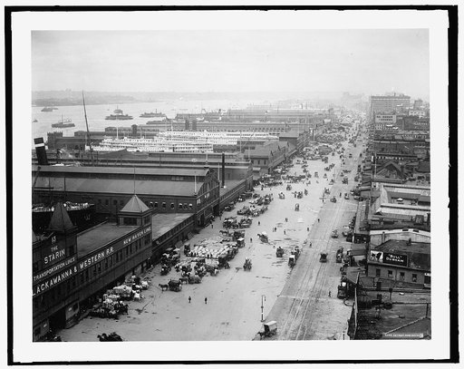 The docks along West Street, New York, N.Y.