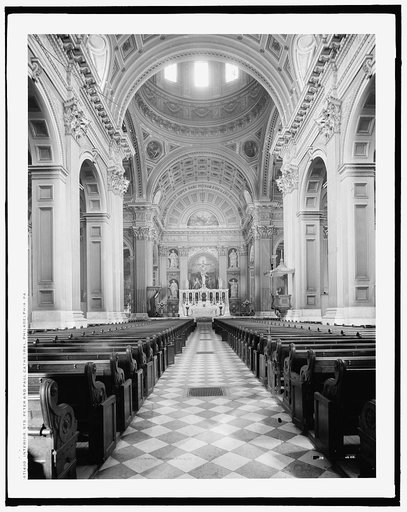 Interior, Sts. Peter & Paul Cathedral, Philadelphia, Pa.