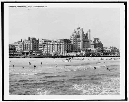 A Group of big hotels, Atlantic City, N.J.