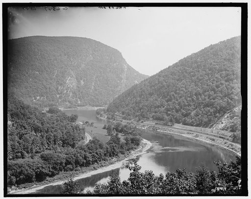 Delaware Water Gap from Prospect Rock, Delaware Water Gap, Pa.