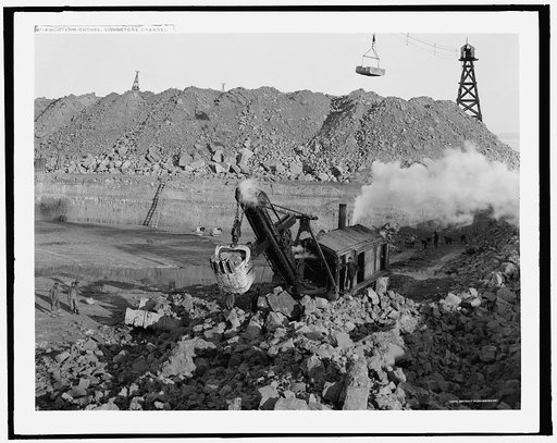 Steam shovel, Livingstone Channel