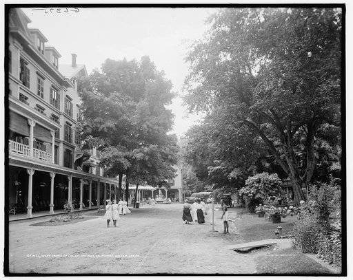 West front of the Kittatinny [House], Delaware Water Gap, Pa.