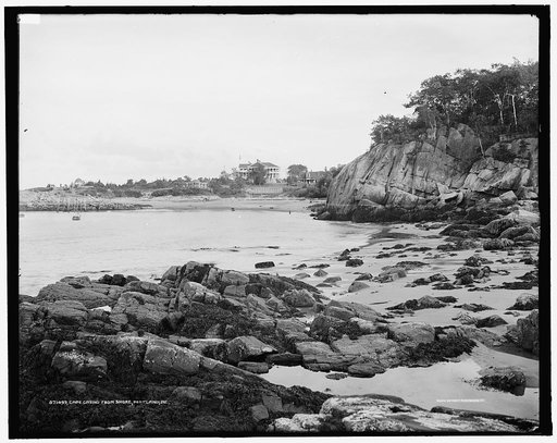 Cape [Cottage] casino from shore, Portland, Me.