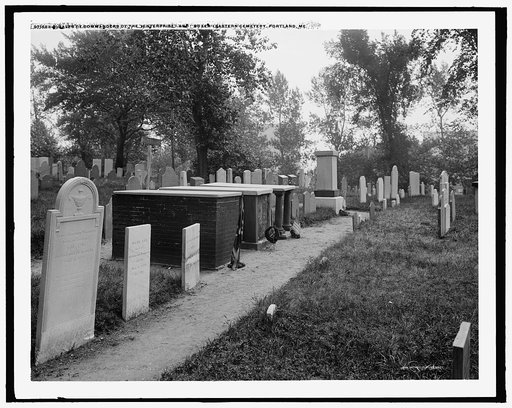 Graves of commanders of the Enterprise and Boxer, Eastern Cemetery, Portland, Me.