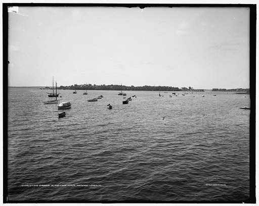 Little Diamond Island from Peak's [i.e. Peaks Island], Portland harbor, Me.