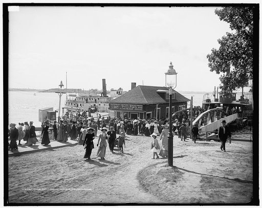 Forest City landing, Peak's [i,e,Peaks] Island, Portland, Me.