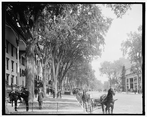 Broadway and American-Adelphi, Saratoga Springs, N.Y.
