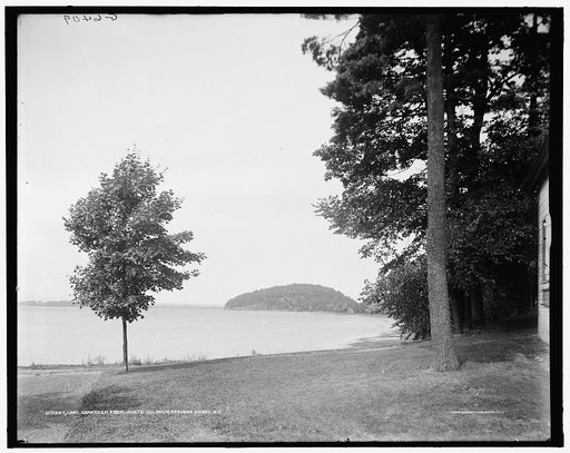 Lake Saratoga from White Sulphur Springs Hotel, Saratoga Springs, N.Y.