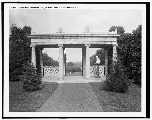 Yaddo, home of Spencer Trask, memorial gate, Saratoga Springs, N.Y.