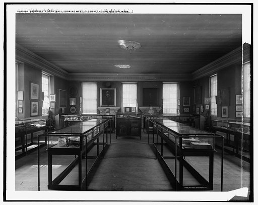 Representatives' Hall, looking west, Old State House, Boston, Mass.