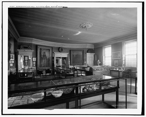 Representatives' Hall, looking east, Old State House, Boston, Mass.