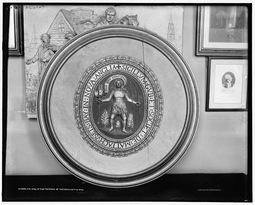 The Seal of the province of Massachusetts Bay
