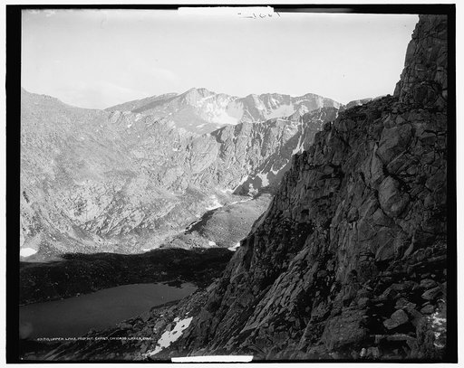 Upper lake and Mt. Evans, Chicago Lakes, Colo.