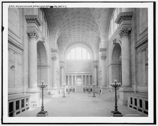 Main waiting room, Pennsylvania Station, New York, N.Y.