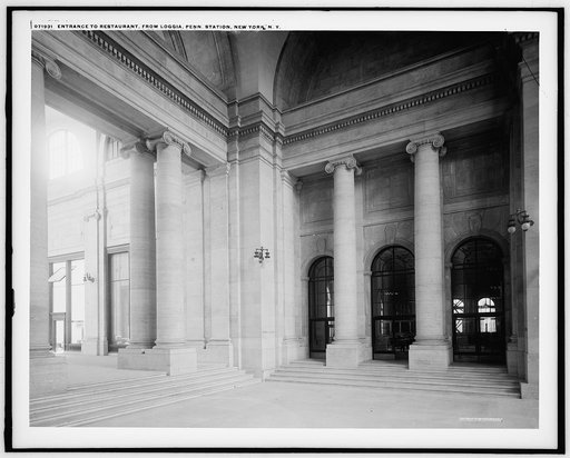 Entrance to restaurant from Penn. [i.e. Pennsylvania] Station, New York, N.Y.