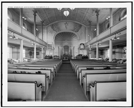Interior, St. John's Church, Portsmouth, N.H.