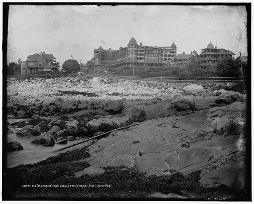 The Oceanside from Cobblestone Beach, Maginola [sic], Mass.