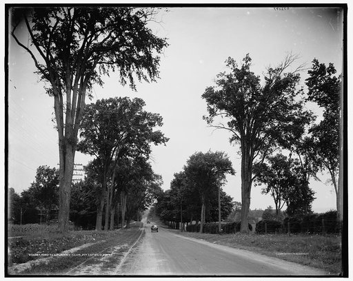 Road to country club, Pittsfield, Mass.